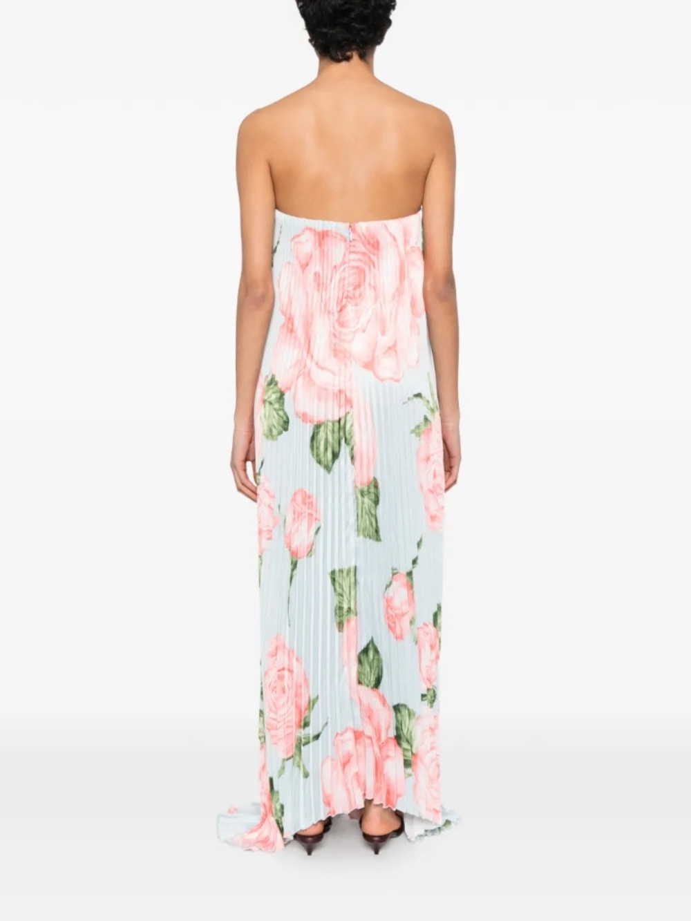 L'IDÉE floral pleated maxi dress - Picture 3 of 7